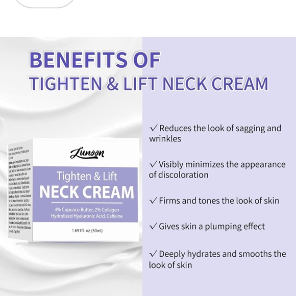 Lunoon Tightening & Lifting Neck Cream NEW NWT 1.69fl - Picture 7 of 8